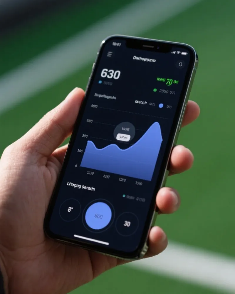 雷速体育APP数据界面展示